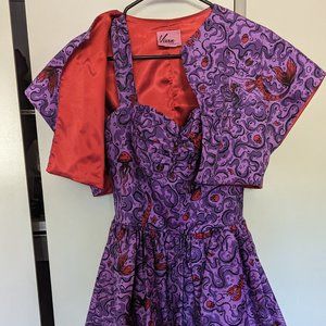 Siren dress and Bolero by Micheline Pitt - size Medium